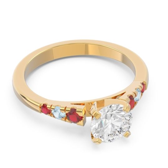 Cathedral Pave Sari Ring