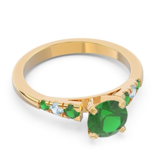 Cathedral Pave Sari Ring