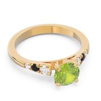 Cathedral Pave Sari Ring