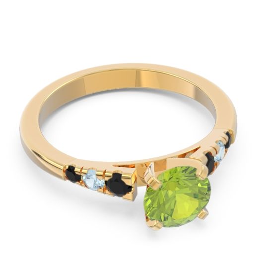 Cathedral Pave Sari Ring