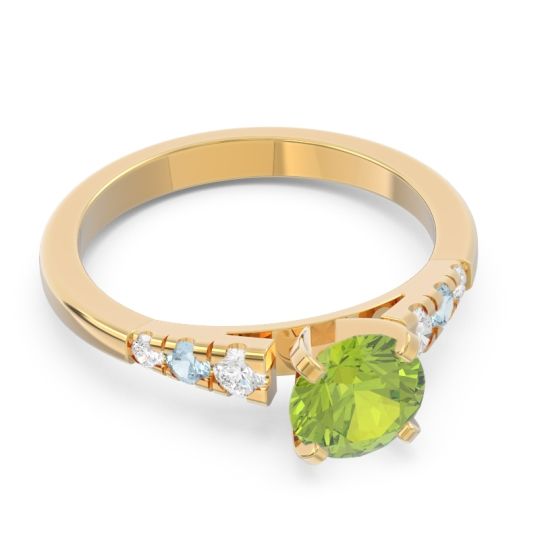 Cathedral Pave Sari Ring