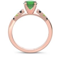 Cathedral Pave Sari Ring