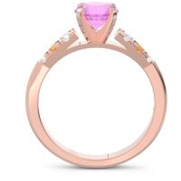 Cathedral Pave Sari Ring