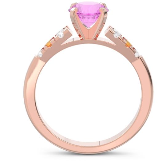 Cathedral Pave Sari Ring