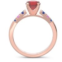 Cathedral Pave Sari Ring