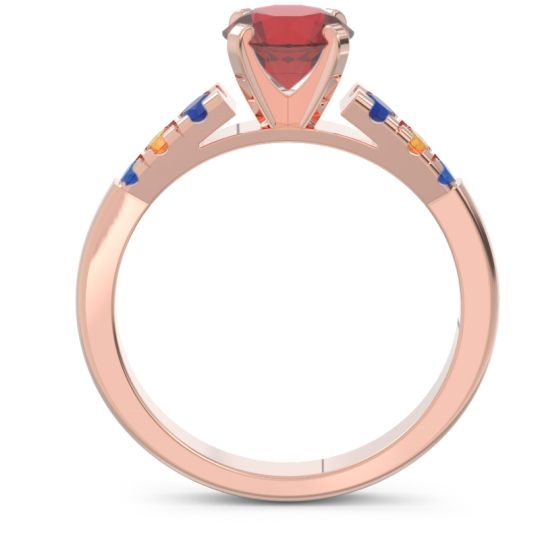 Cathedral Pave Sari Ring