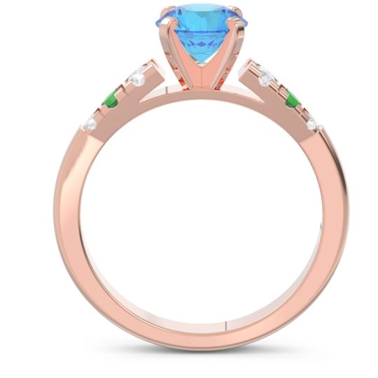 Cathedral Pave Sari Ring