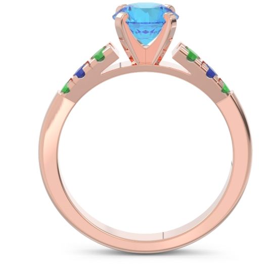 Cathedral Pave Sari Ring