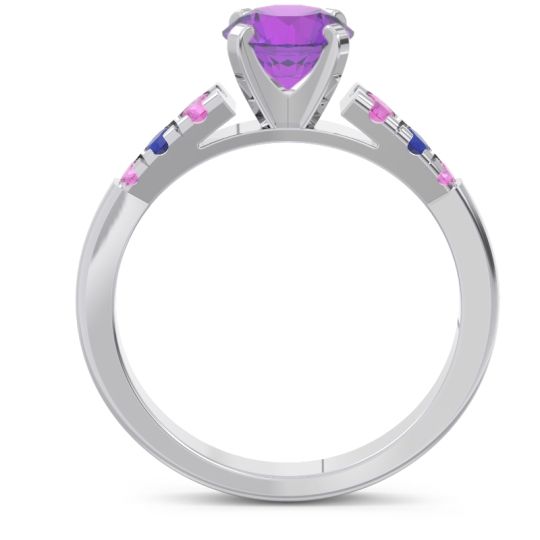 Cathedral Pave Sari Ring