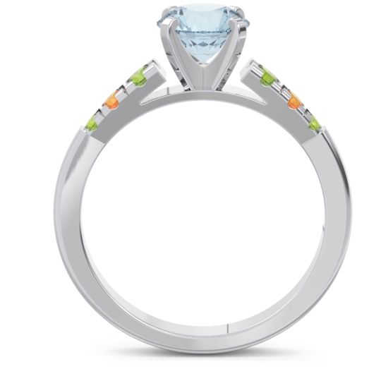 Cathedral Pave Sari Ring