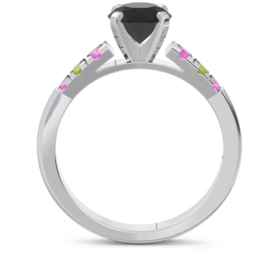 Cathedral Pave Sari Ring