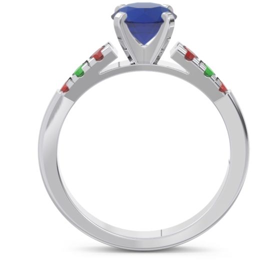 Cathedral Pave Sari Ring