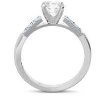 Cathedral Pave Sari Ring