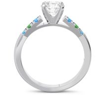 Cathedral Pave Sari Ring