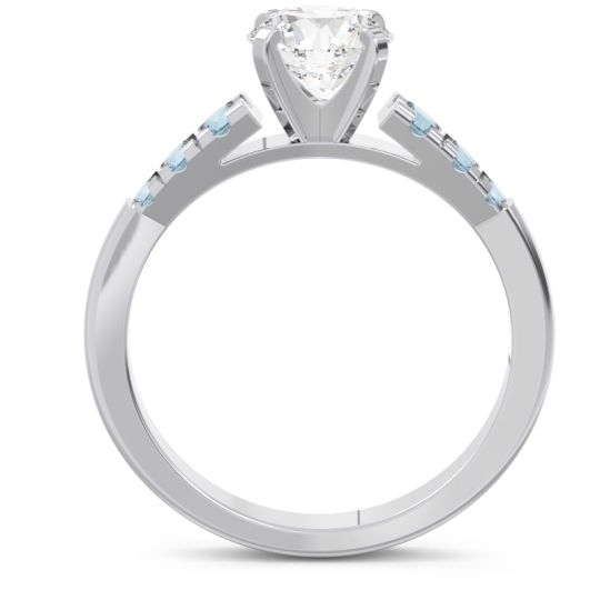 Cathedral Pave Sari Ring