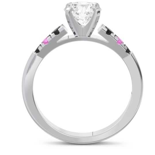 Cathedral Pave Sari Ring