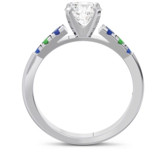 Cathedral Pave Sari Ring