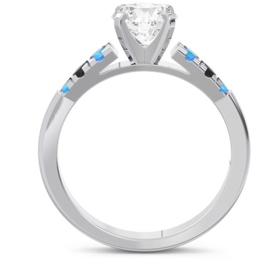 Cathedral Pave Sari Ring