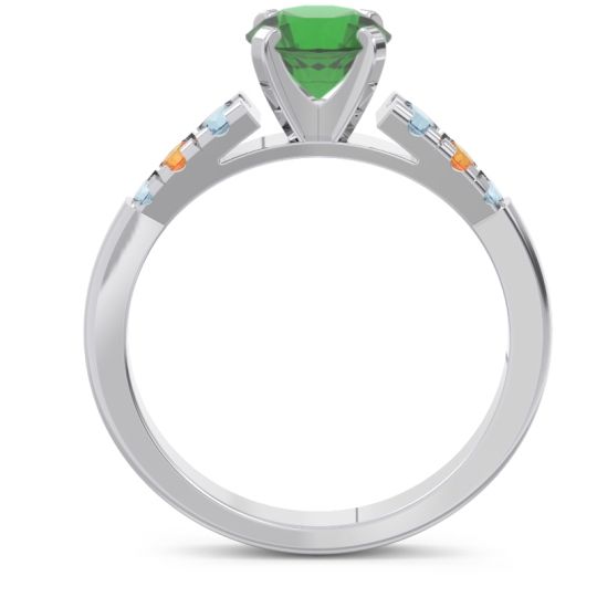 Cathedral Pave Sari Ring