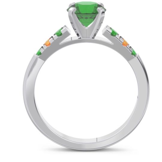 Cathedral Pave Sari Ring