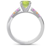 Cathedral Pave Sari Ring