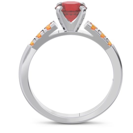 Cathedral Pave Sari Ring
