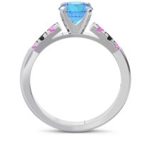 Cathedral Pave Sari Ring