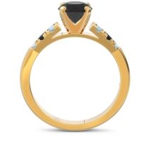 Cathedral Pave Sari Ring