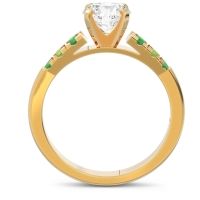 Cathedral Pave Sari Ring