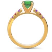 Cathedral Pave Sari Ring