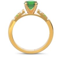 Cathedral Pave Sari Ring
