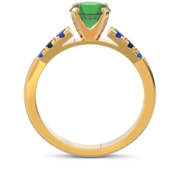 Cathedral Pave Sari Ring