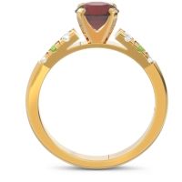 Cathedral Pave Sari Ring