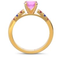 Cathedral Pave Sari Ring