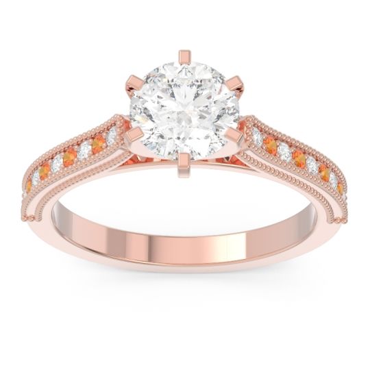 Milgrain Pave Samiti Ring