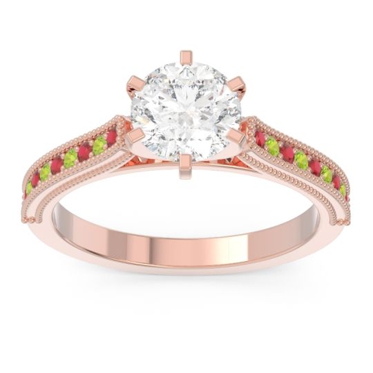 Milgrain Pave Samiti Ring