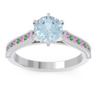 Milgrain Pave Samiti Ring