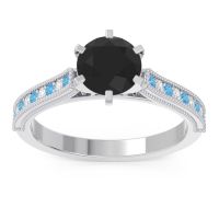 Milgrain Pave Samiti Ring