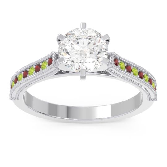 Milgrain Pave Samiti Ring