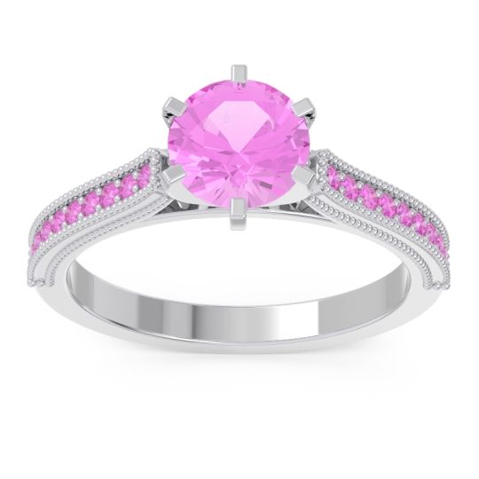 Milgrain Pave Samiti Ring