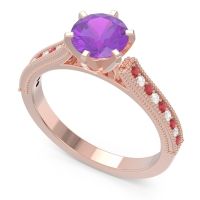 Milgrain Pave Samiti Ring