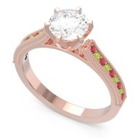 Milgrain Pave Samiti Ring