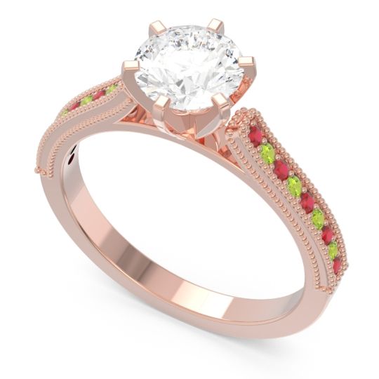 Milgrain Pave Samiti Ring