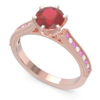 Milgrain Pave Samiti Ring
