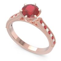 Milgrain Pave Samiti Ring