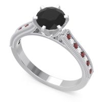 Milgrain Pave Samiti Ring