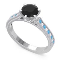 Milgrain Pave Samiti Ring