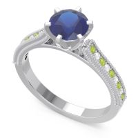 Milgrain Pave Samiti Ring