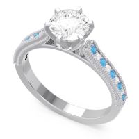 Milgrain Pave Samiti Ring