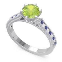 Milgrain Pave Samiti Ring